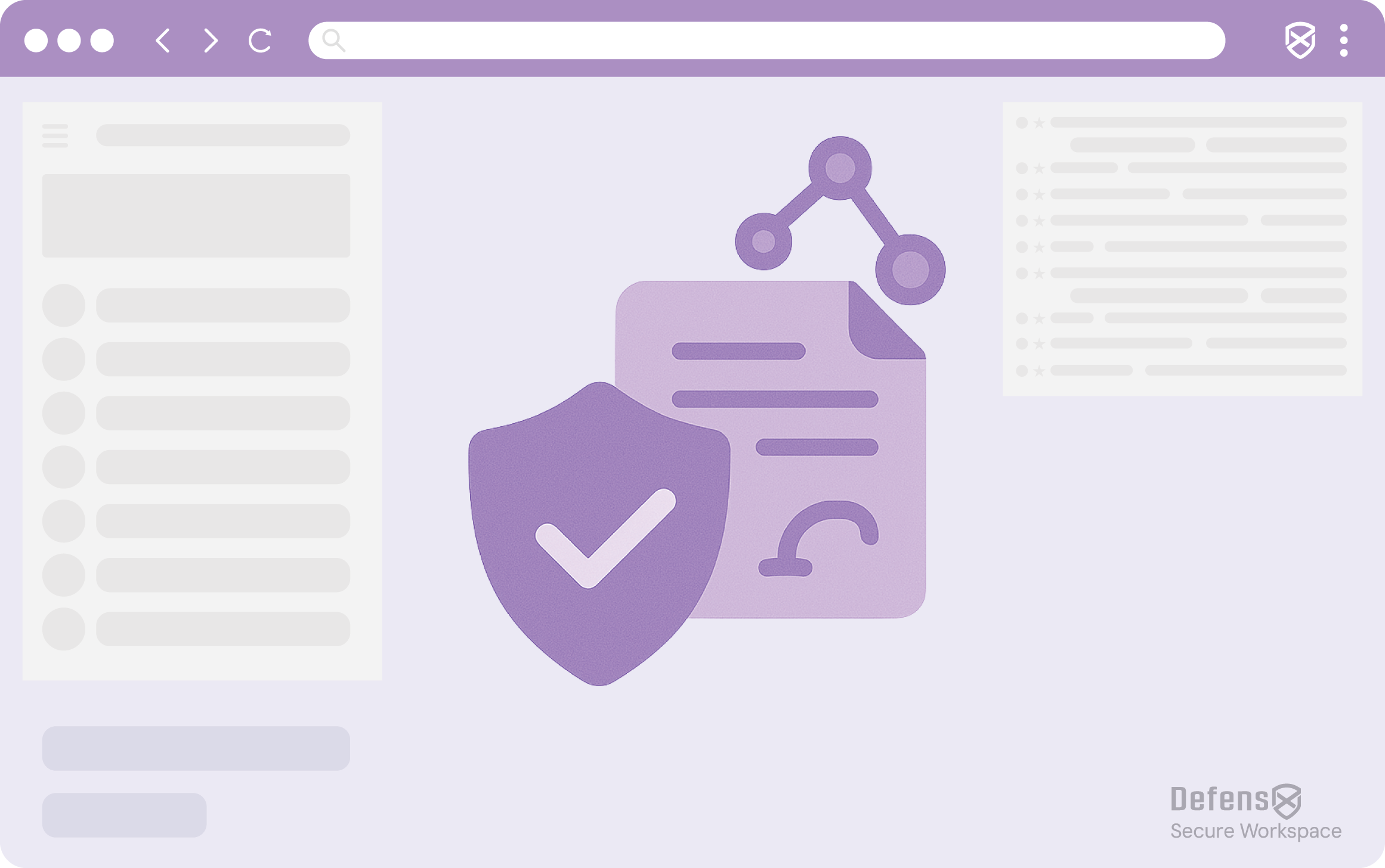 Compliance through zero-trust web DLP and AI protection